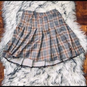 Plaid Skater Skirt
